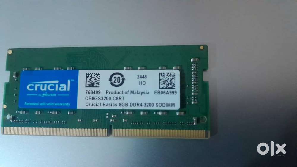 Crucial 8GB DDR4 Laptop RAM — Only ₹2000! (Perfect Working Condition)