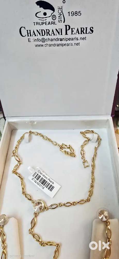 Original Chandrani Pearls Necklace Set for Gifting