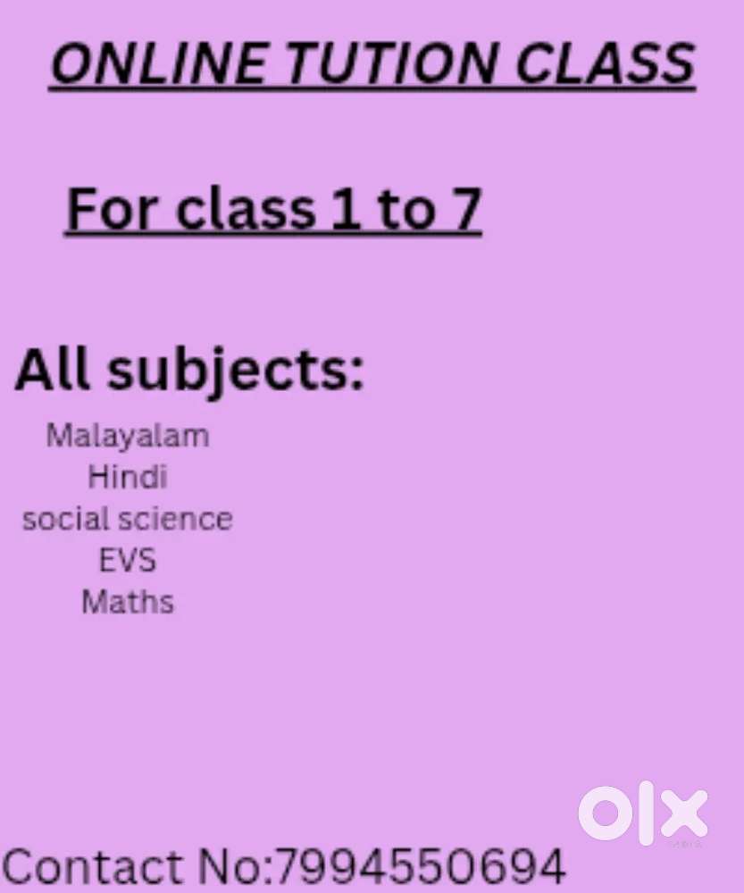 Online tuition class