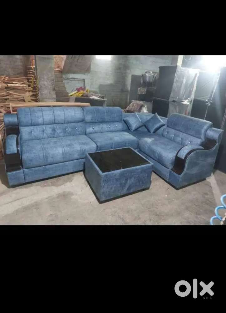 L SHAP SOFA WITH PREMIUM MODEL AVAILABLE IN N.Z FURNITURE