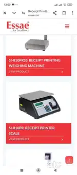 DIGITAL WEIGHT MACHINE CUM PRINTED BILLING MACHINE ON  SELL
