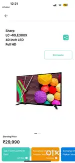 I want to Sell 40 inch sharp Smart tv