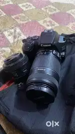 Canon 200d Mark II + 55-250 mm Zoom Lens + 50mm Prime Lens