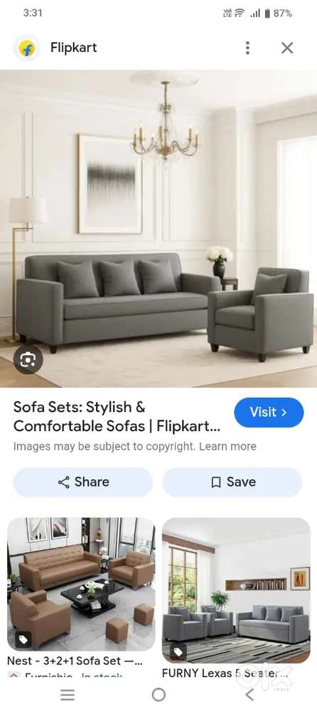Sofa set cum bed