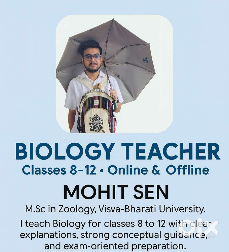 Biology Tution for class 8-12 ( All Boards)  Online and Offline