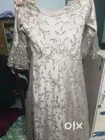Net with Silk finish Frock