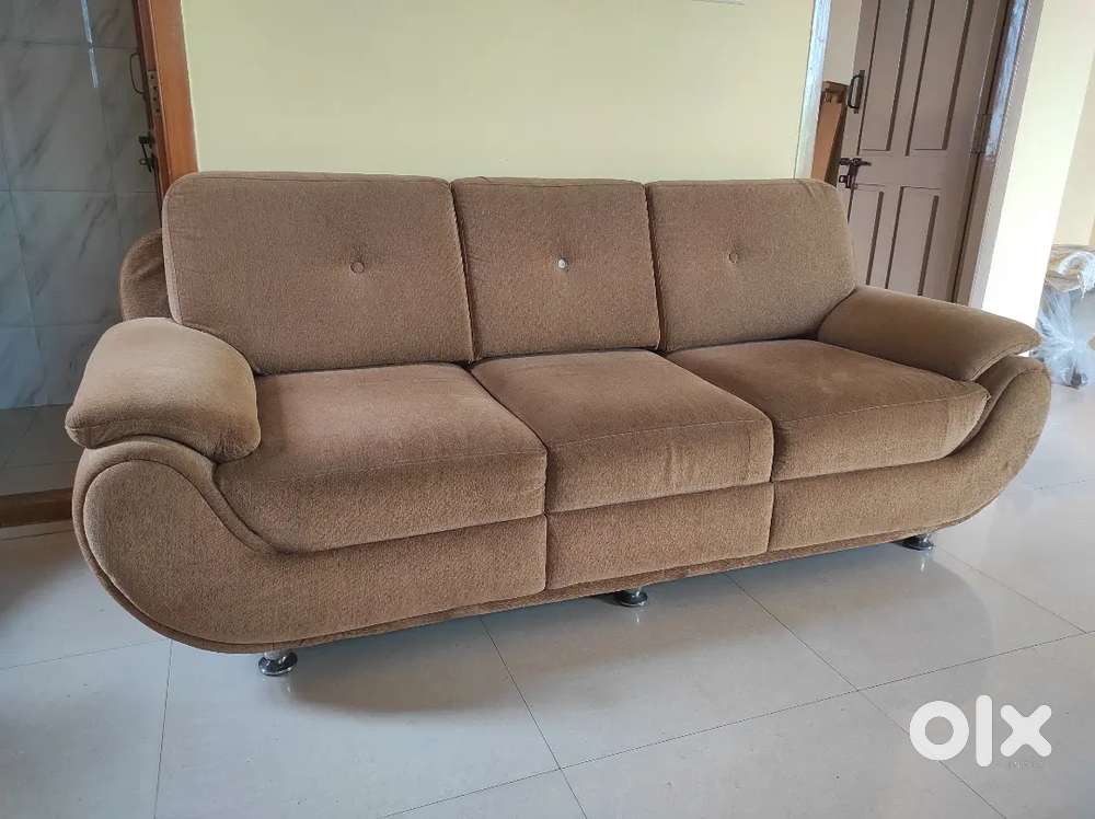 Three seater sofas are selling 2 quantity