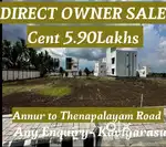 ANNUR  NEAR BY THENAPALAYAM ROAD NEAR BY BEST HOME LAND SALE IN SATHY
