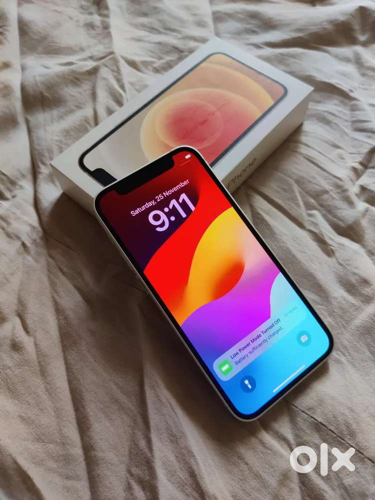 iPhone 12 mini 128gb 5G with box and lighting cable available.