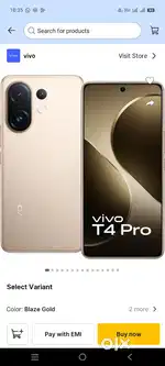 I want to sell my vivo t4 pro just two days old 8gb 256