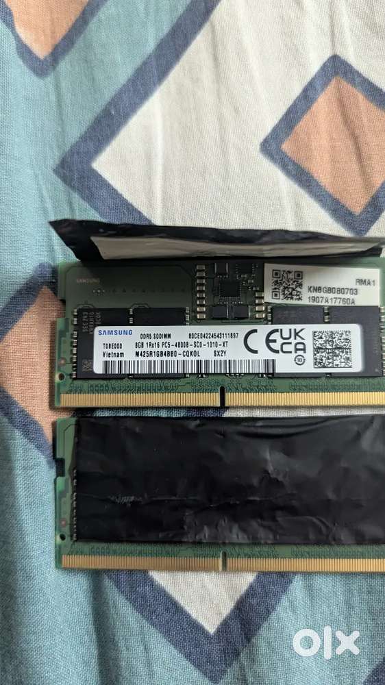 Samsung 8GB DDR5 4800MHz Laptop RAM – 2 Sticks (Total 16GB)
