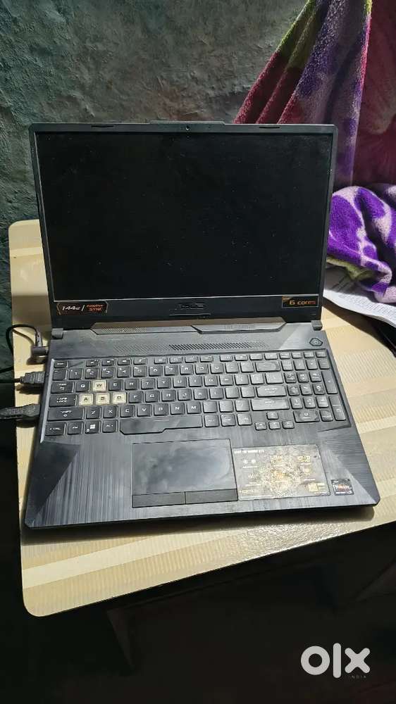 Asus tuf A15 gaming laptop Ryzen 5 4600h. With monitor and HDMI CABLE