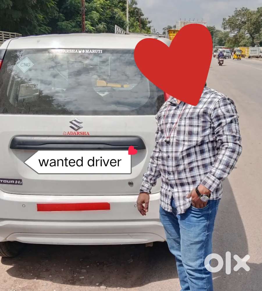 Wanted car driver wagon r CNG vehicle available to drive
