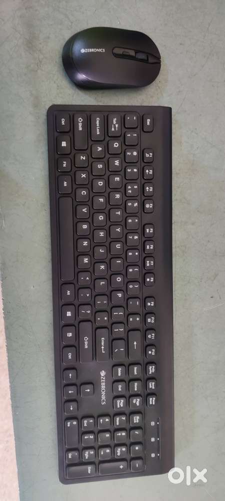 Zebronics wireless key board and mouse dont even use one time also