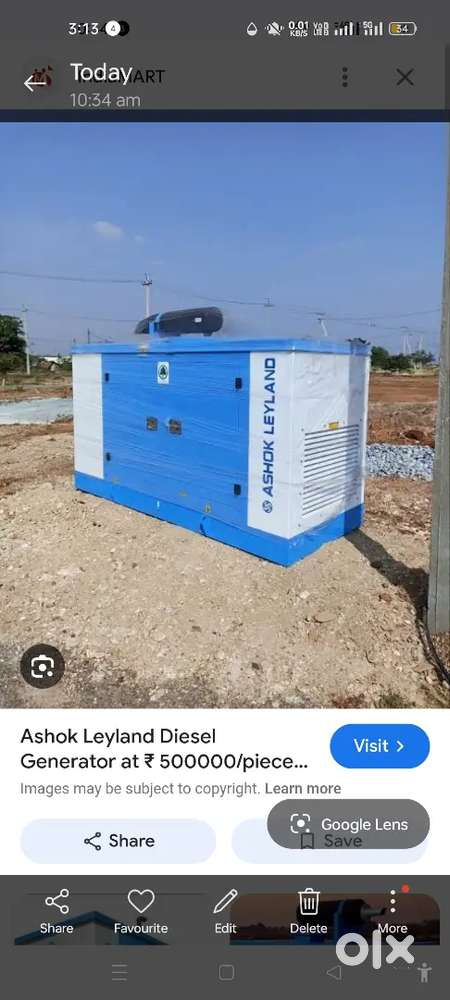 GENERATOR 2 SAAL KI WARRANTY AUR NAYI BATTERY KE SATH FREE SPARE PARTS