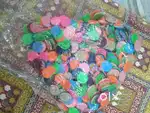 Plastic tokens..