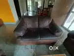 7 seater sofa set and wooden bed