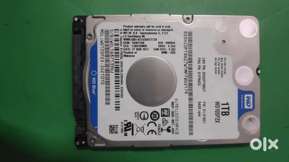 1TB HDD excellent condition