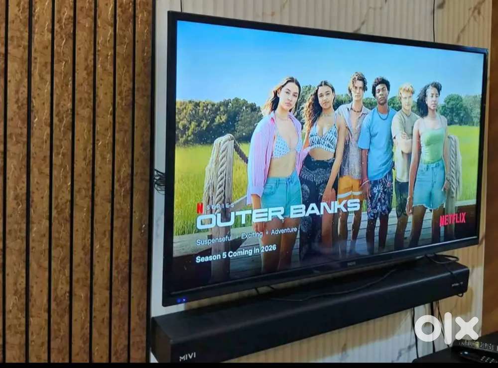 40 inch smart android frameless 600 channel led tv new seal pack