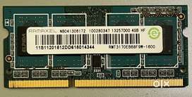 Laptop RAM  4GB DDR3