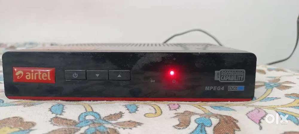 Airtel setup box with remote