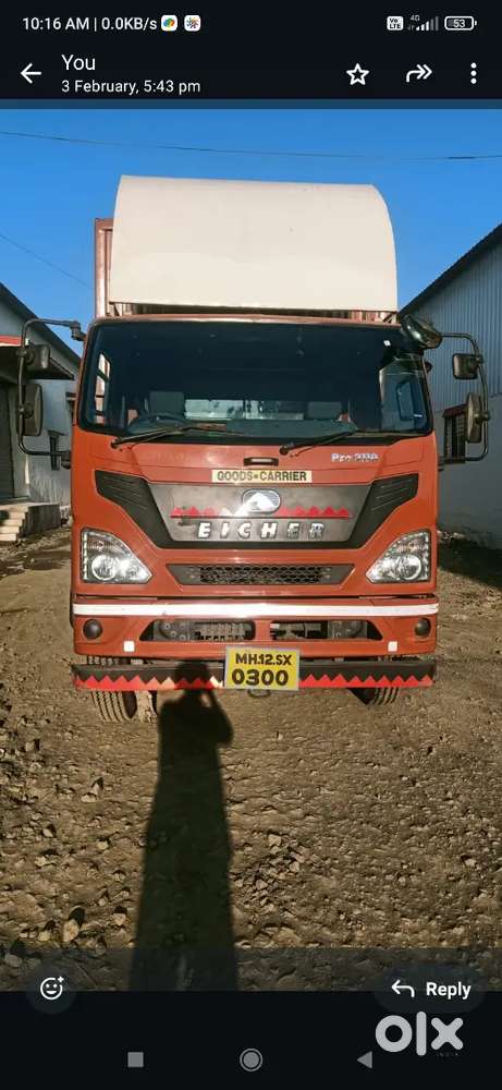 Required driver on Eicher 20 ft