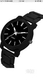 Black stylish watch