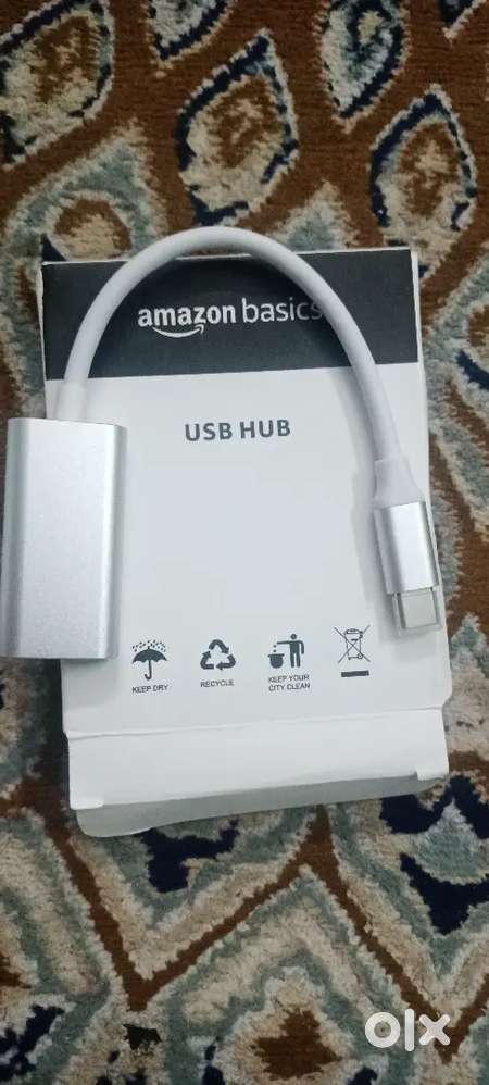 This adapter is new. And useful for laptobs phones tabs