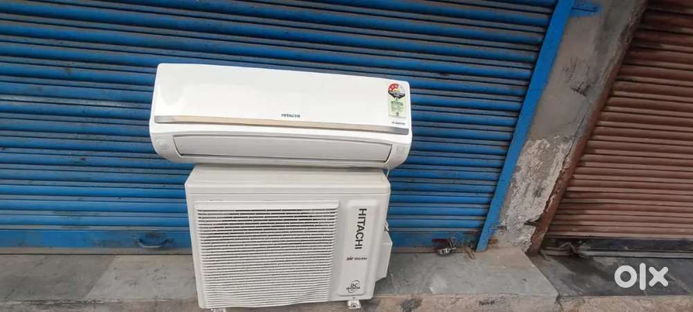 New AC Hitachi inverter 1 ton 18 me fitting free warranty free