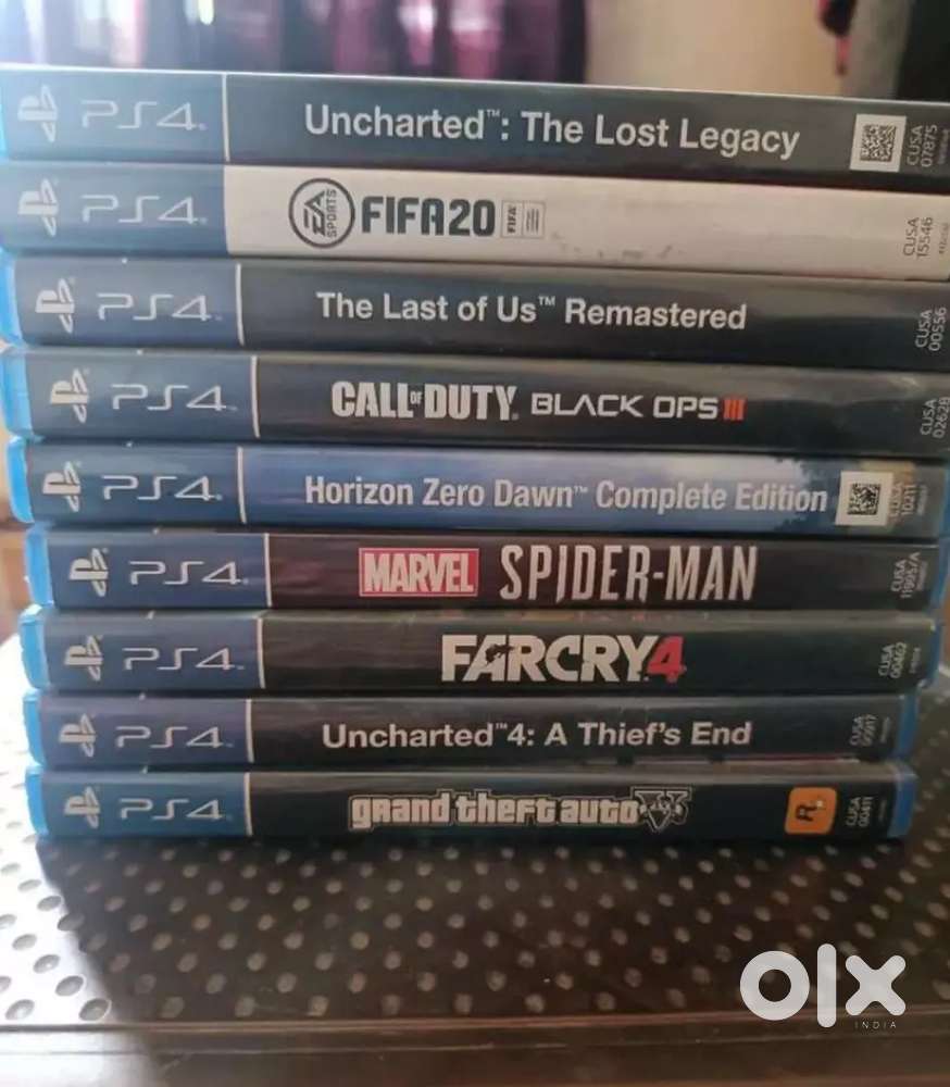 9 PS4 Games for Sale – All in Good Condition  Starting ₹899