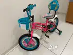 Bicycle with trainer wheels for age 3-5years