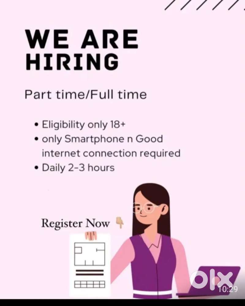 Work from home part time/Full time