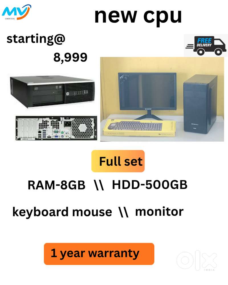 Branded Desktop Laptop Computer CPU Full Set Sales @ Service