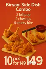 Fried chicken making, timing - 12 to 10 30