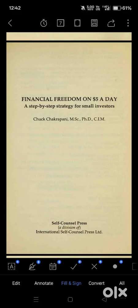 Financial freedom on 5$ a day
