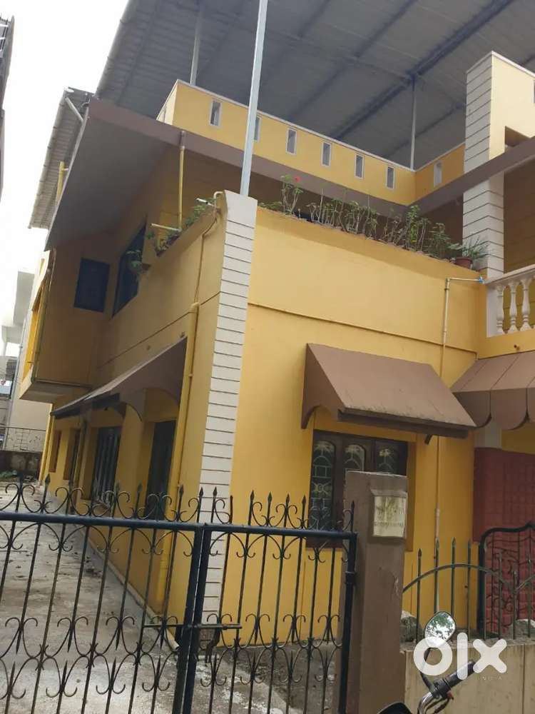 House with borewell solar and emergency light