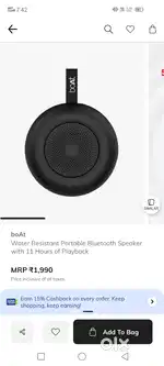 BoAt Bluetooth Speaker