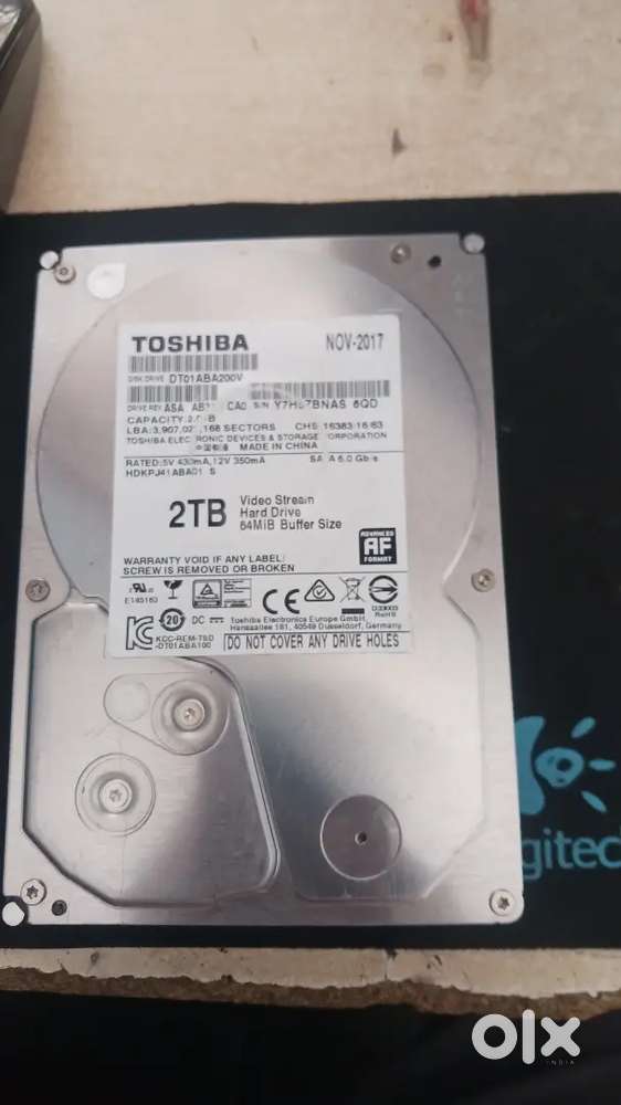 Toshiba  2 tb desktop hardisk
