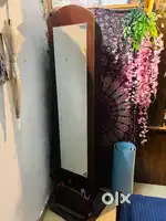 Dressing with full length mirror