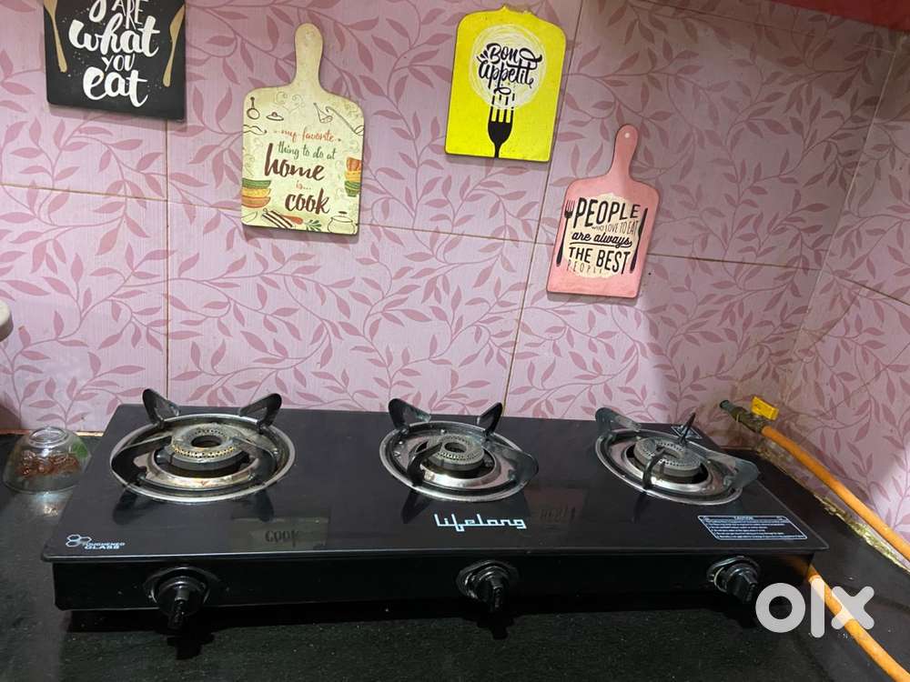 Lifelong 3 burner autoignition gas stove