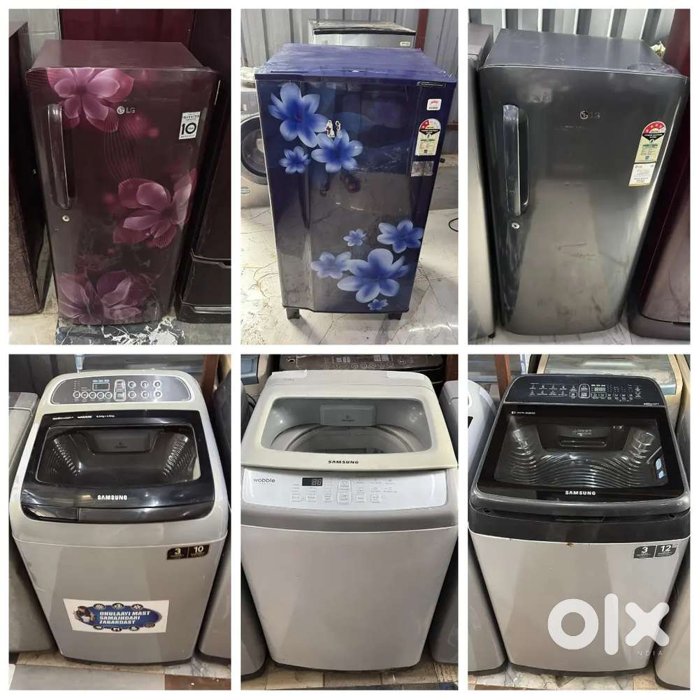 WASHING MACHINE & FRIDGE for Selling in Finest condition  also ON RENT