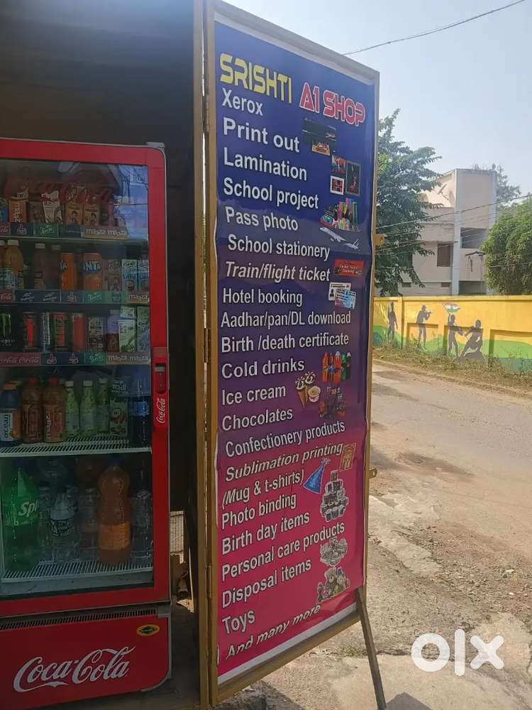Shop for rent with all items