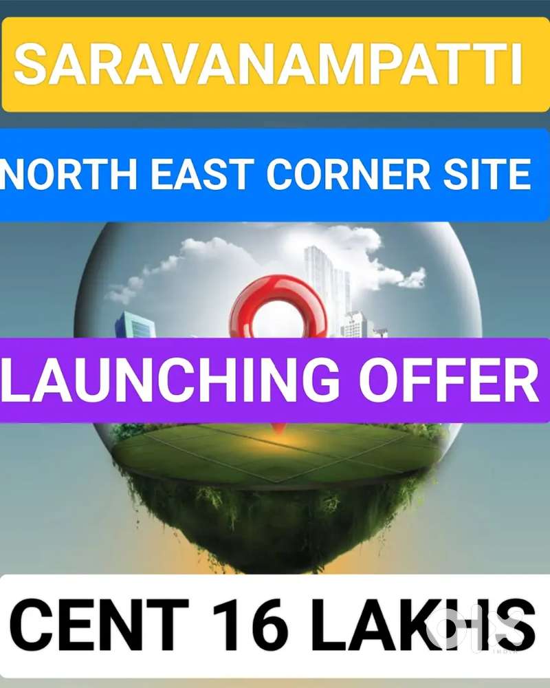 NORTH EAST CORNER SITE for sale in saravanampatti