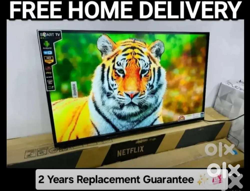 32 led tv ₹6500/-32 Android Smart led tv 7500/-
only