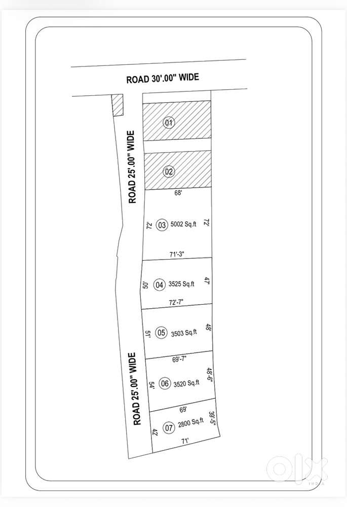 3500sq ft Farmhouse Plot 21,51,000/-