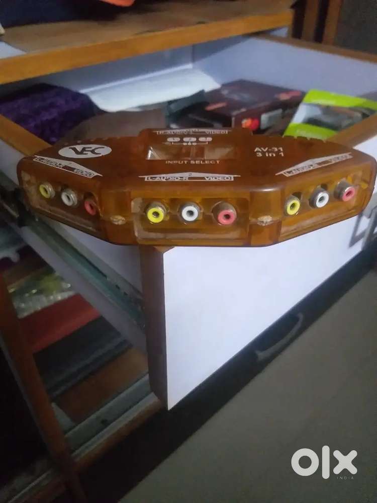 3 in 1 av orange color