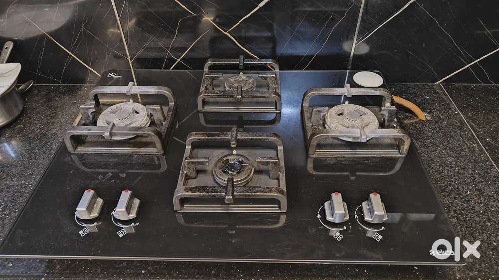 Elica 4 burner glass top