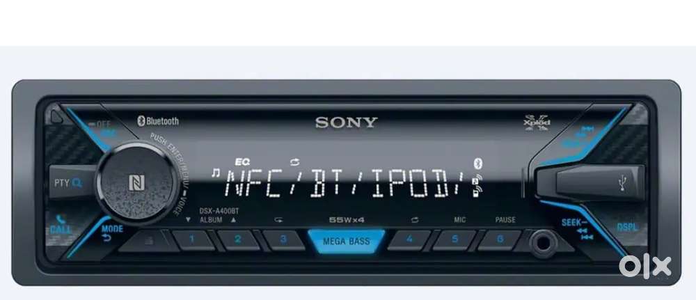 Sony car infotainment player single Din Bluetooth