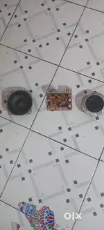 2.1 amplifier board,woofer and speakers.