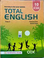 latest  Total English class 10 ICSE book published by morning star